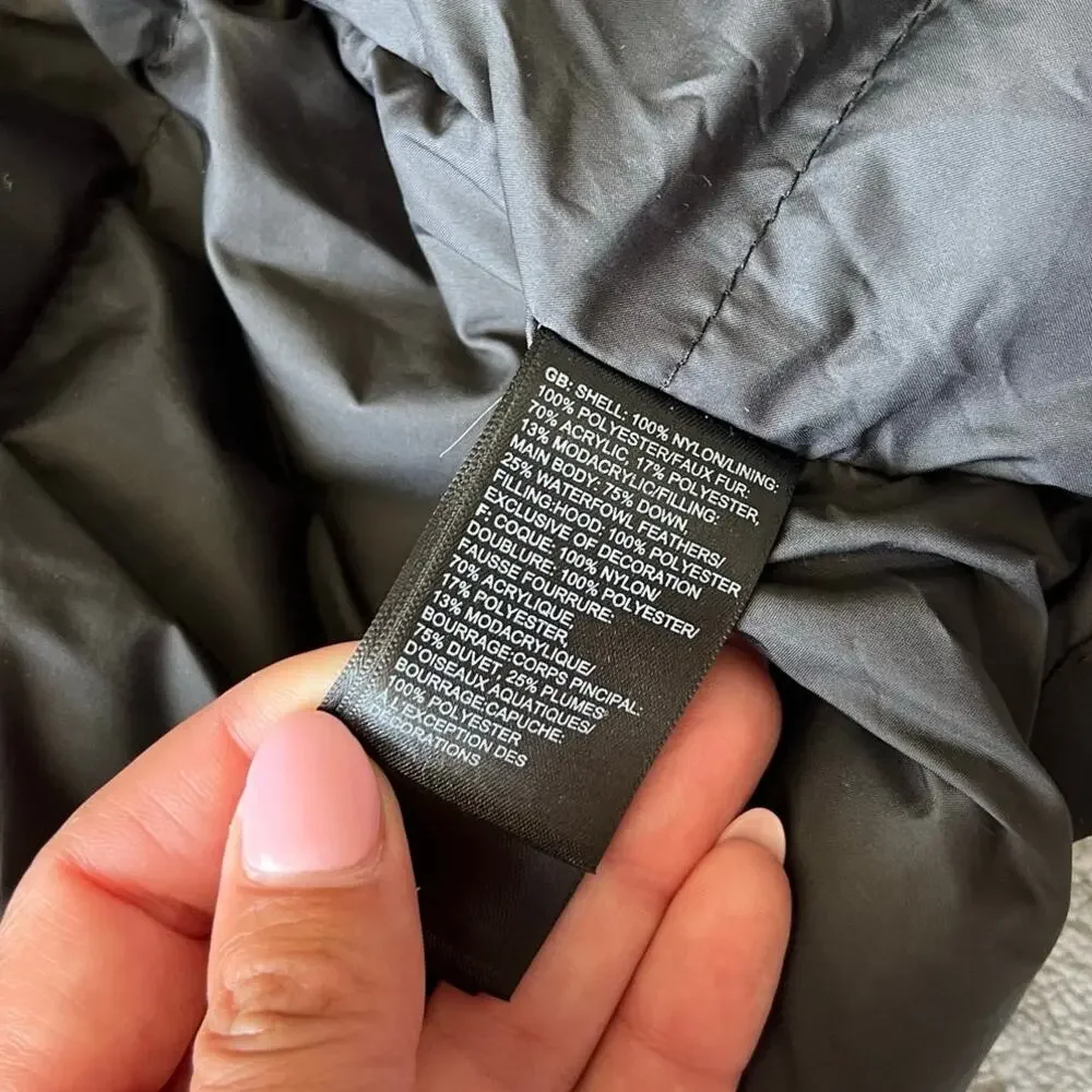 The North Face Girls Arctic Park Black M 10-12